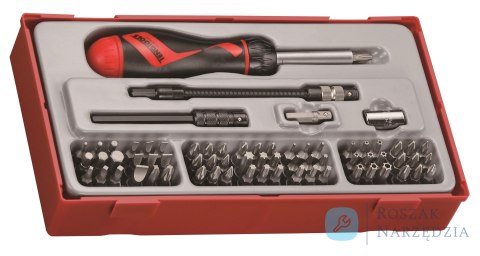 Zestaw wkrętaka z grotami wymiennymi Teng Tools TTMD74