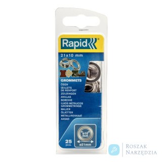 Przelotki Rapid ?21 x 10 mm - opakowanie 25 szt.